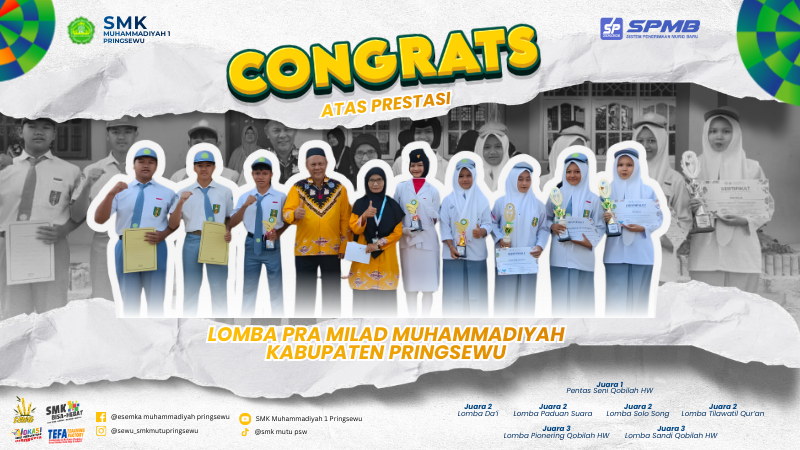 LOMBA PRA MILAD MUHAMMADIYAH KABUPATEN PRINGSEWU